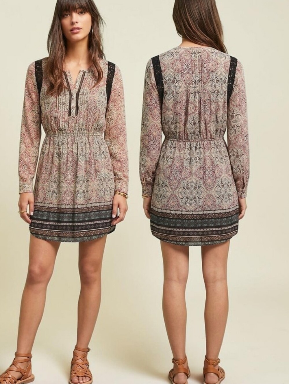 ANTHROPOLOGIE MAEVE Phoenicia Petite Boho Dress - Size SP